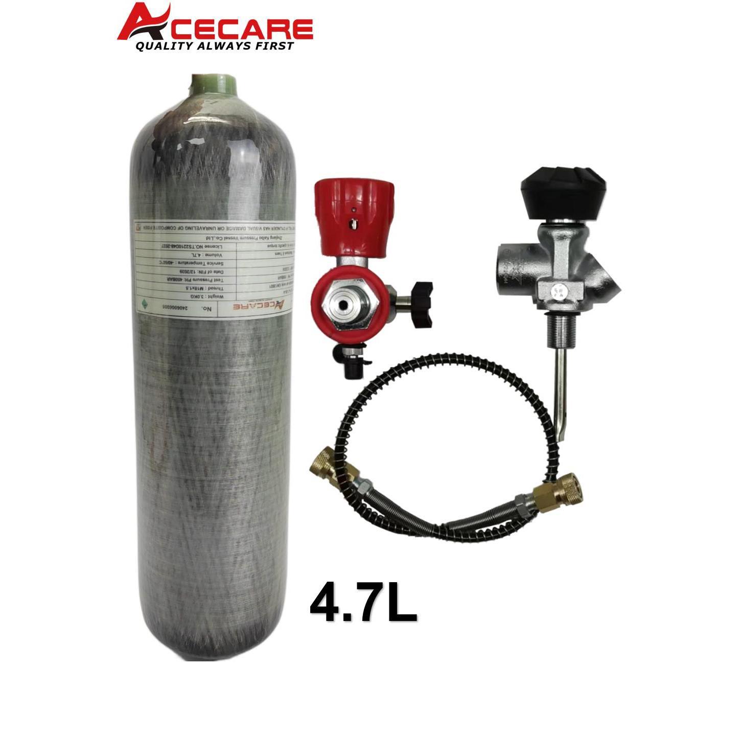 4.7L30MPa碳纤维高压气瓶全套