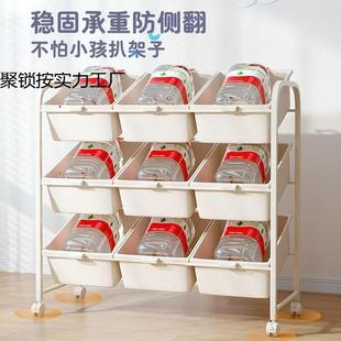 具收落纳置物储架玩儿SST童书报架家用宝宝绘画书本地物架子移动