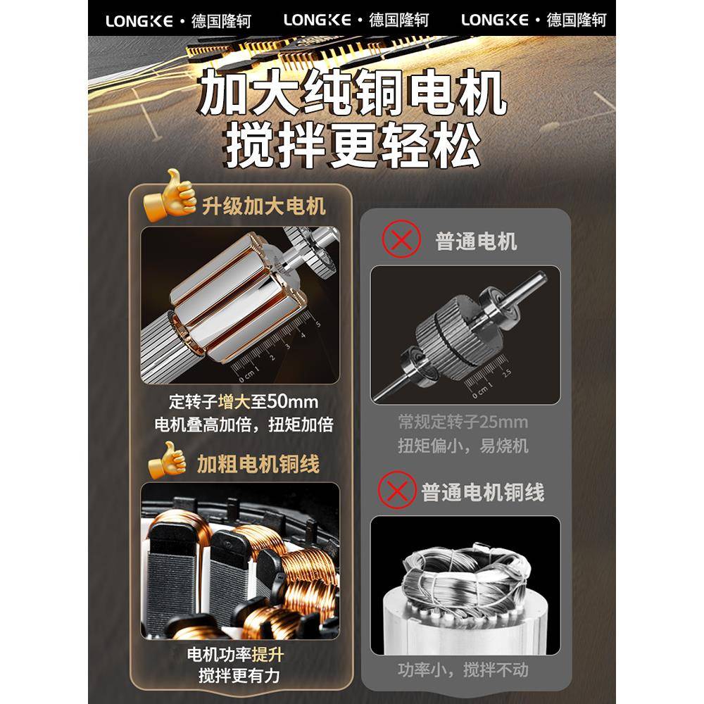 水钻机大功率飞电机搅拌器新升级飞动手电钻打灰搅机腻钻子粉水泥