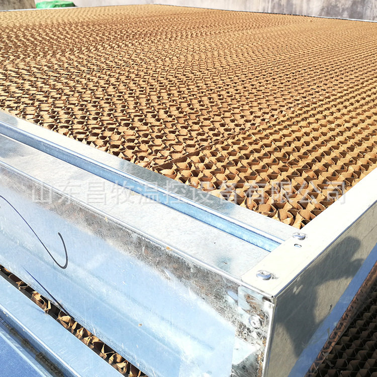 铝合金外框降温水帘 车间畜牧养殖降温湿帘墙可定 制花卉养殖水帘