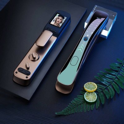 WATCHING全自动指纹锁家用防盗门猫眼电子锁密码锁推拉防盗智能锁