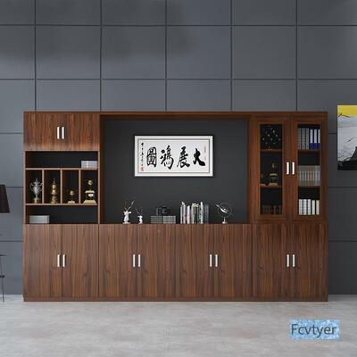 办件室公室文柜资料档案柜物轻奢办公办公桌储柜办公室4353背景展