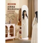 旋转全身落用地镜家卧置物架可挂衣SQCYJ169帽架一体穿衣镜镜大室