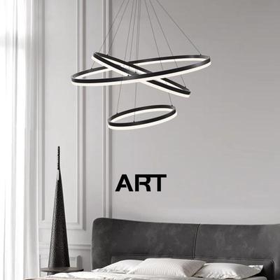 简约吊力灯现代亚克客灯l厅ed创意餐室厅办公服装卧室书房环9021D