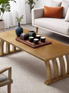 飘窗小桌可折炕桌家用榻榻米实木茶几床非上叠学习子WPN吃饭矮飘