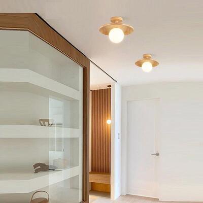 日式木风原餐厅灯创意个艺术120胡桃木灯民吊宿卧室餐饮服性装店