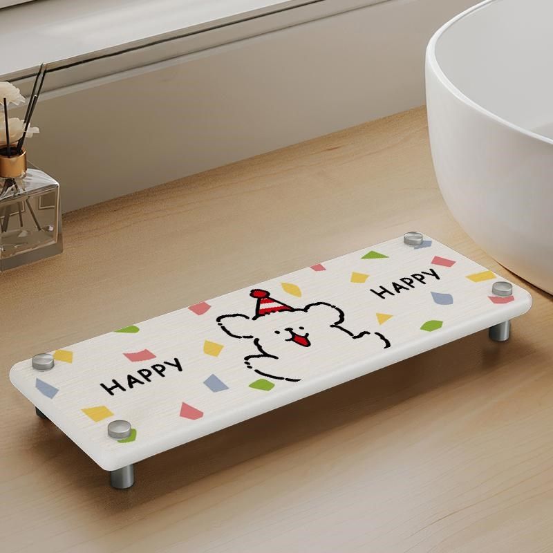 小狗台面托盘吸水垫长条洗漱垫洗手台置物垫架空硬硅藻泥沥水垫子,居家布艺,餐垫,淘宝优惠券,粉丝福利购,淘宝优惠卷