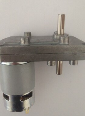 TT-775直流减速电机 马达 方形  24V 40转 双出轴  空心轴电机