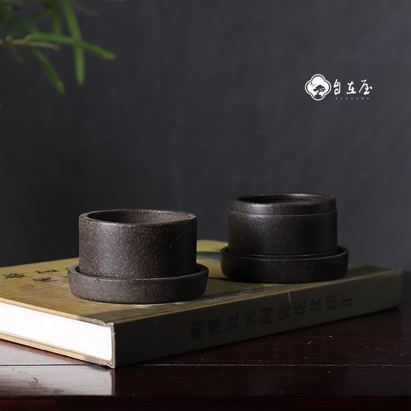 微型圆口带底托自在屋小花盆 古铜泥 菖蒲盆 多肉盆,鲜花速递/花卉仿真/绿植园艺,花盆,淘宝优惠券,粉丝福利购,淘宝优惠卷