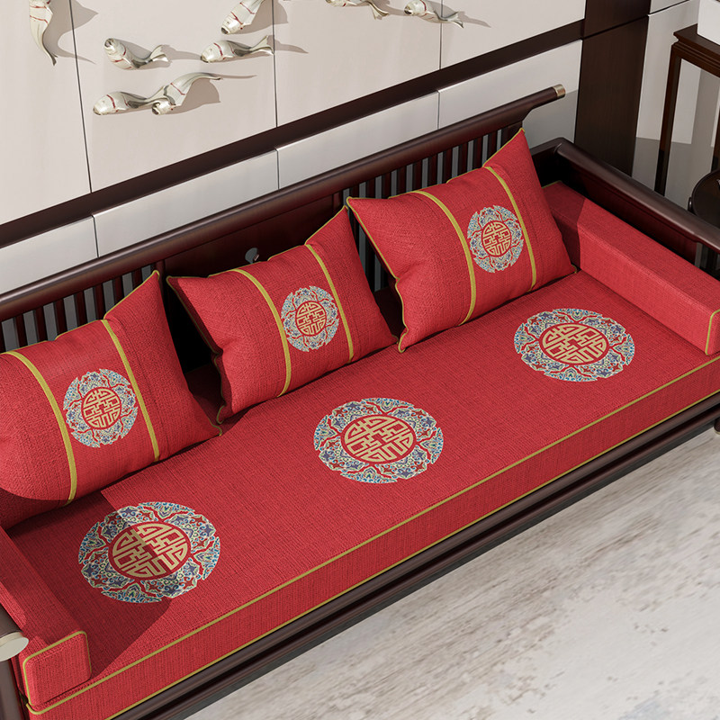 可拆洗坐垫实木沙发垫红木沙发椅子座垫中式垫子沙发套罩防滑定制,居家布艺,沙发垫,淘宝优惠券,粉丝福利购,淘宝优惠卷