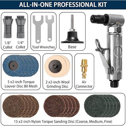 工具业级气动工咨询具90度光刻机抛磨机英索气动工弯头打磨机