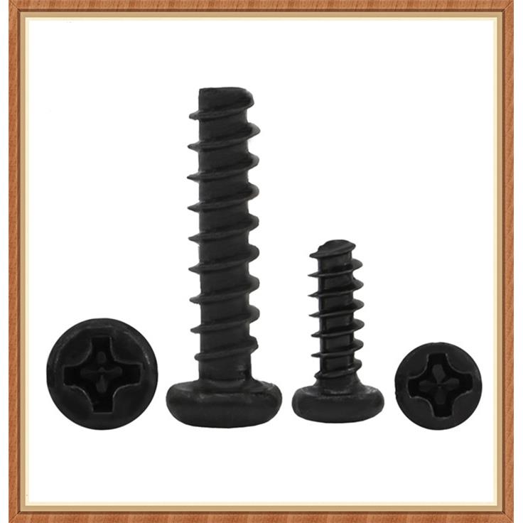 PB黑色十字圆头平尾自攻螺钉T1ST1.2ST1572643ST1..4S.T1S5ST1.6