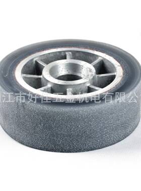 工厂61铝13775X0mm芯聚氨（酯PU）防滑洗地机从动脚轮