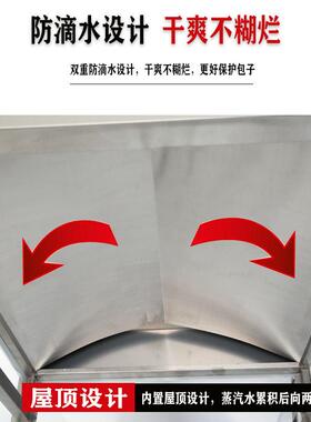 蒸包柜玻蒸璃屉式保温蒸蒸柜电箱炉电热蒸包机蒸包炉商用包EFP子