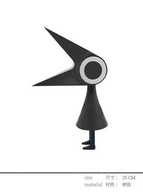 男童现代简童约样板间儿书桌抽象小笔筒组房合鸟桌面PZK饰品摆件