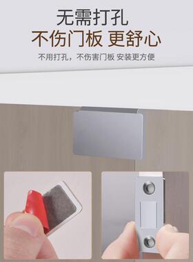 6珠E片3X德国打不锈钢免孔磁吸衣柜门贴抽QYY屉碰吸合器推拉门吸