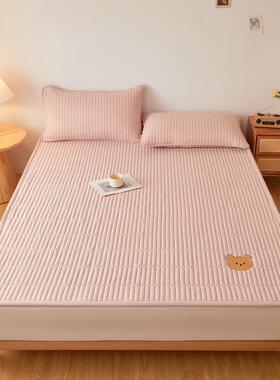 2垫025新款原棉大豆维夹棉软床褥纤家用QXR床纯色简约百搭柔软品
