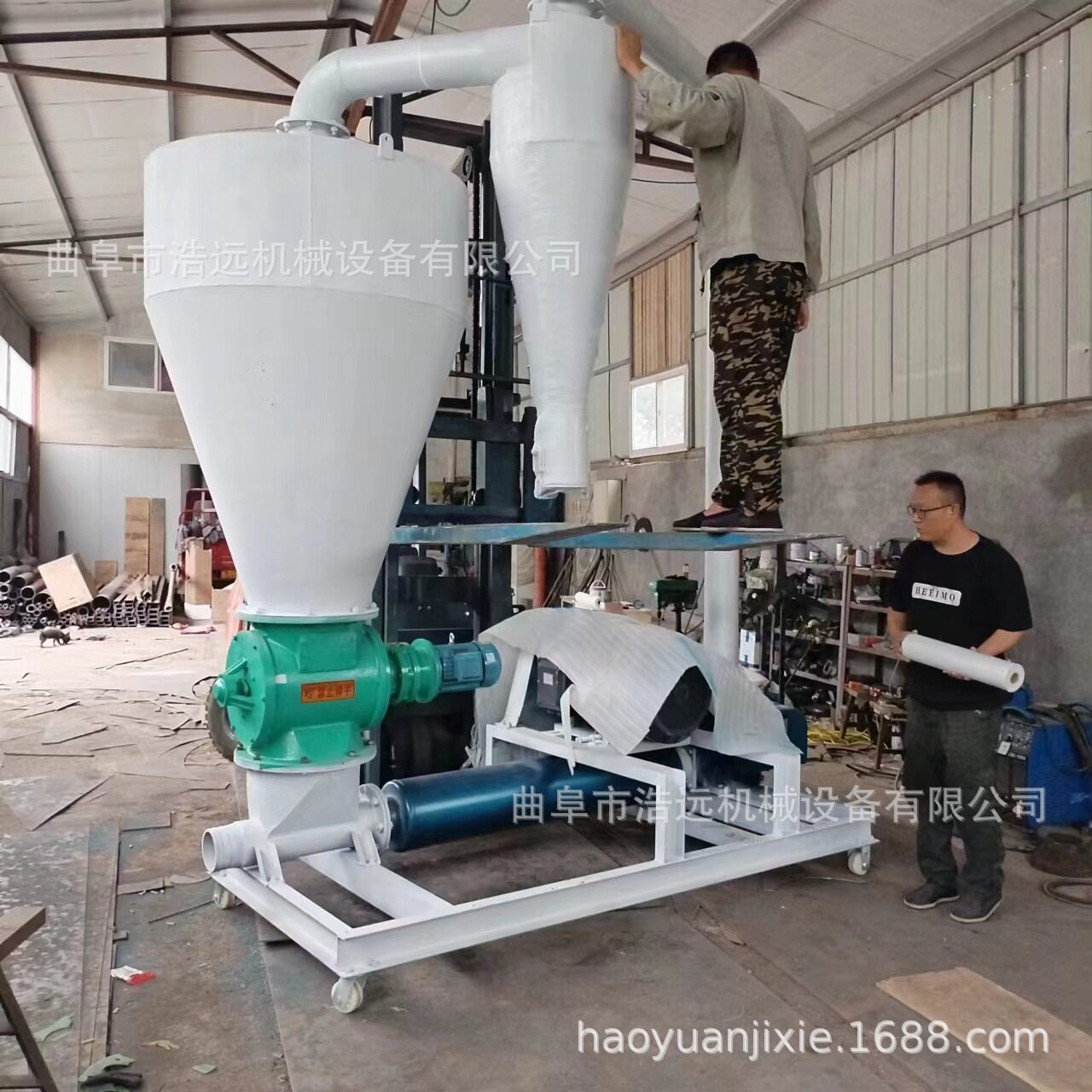 150型罗茨风机气动真空吸粮机