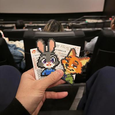 【疯狂动物城拼豆】朱迪尼克拼豆材料包手工diy全套餐2.6mm融合豆