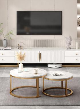 电视柜出租WNZ房易电2025简新款组落地现代轻奢高级小户型茶几视