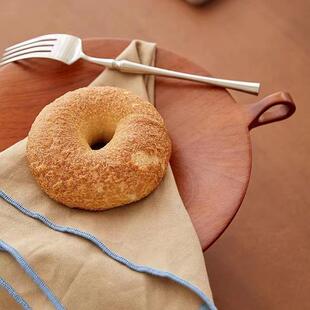 创意双木质托盘桌面家居香薰KCB摆聚派对甜品蛋糕展会示盘耳件托