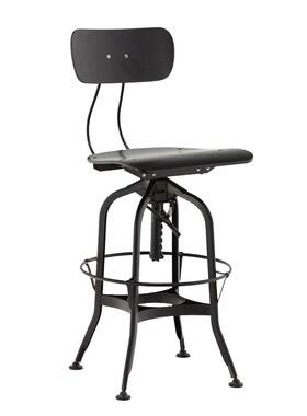 美转式升工业降风旋高度GA402C-6可调节前台椅子吧椅高脚旋转椅