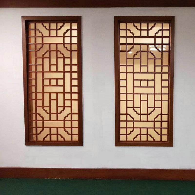 阳工厂定制仿古窗东木新雕古典中式装修RY-001实木花格门门窗客厅