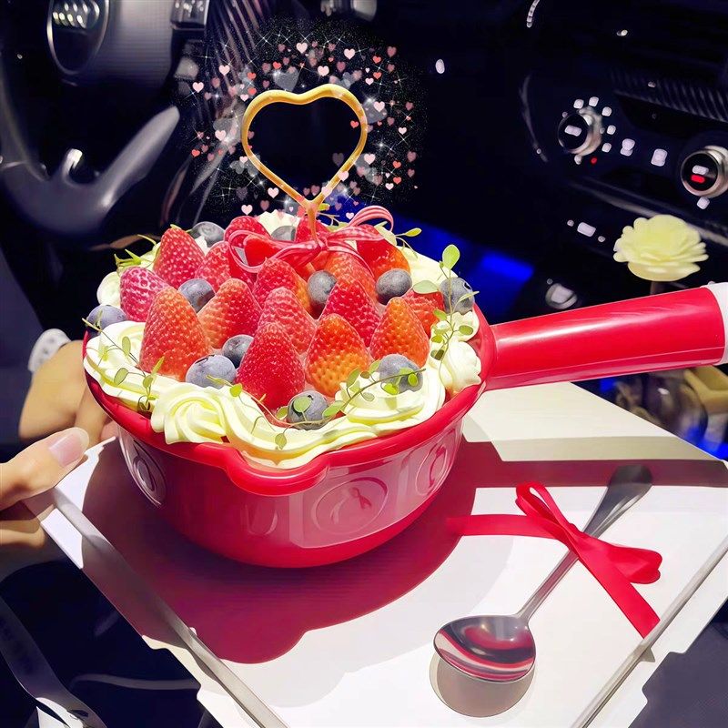 【水瓢蛋糕】大红水漂草莓奶油甜品专用水舀蛋糕店圣诞新年情人节,节庆用品/礼品,创意/设计玩具,淘宝优惠券,粉丝福利购,淘宝优惠卷