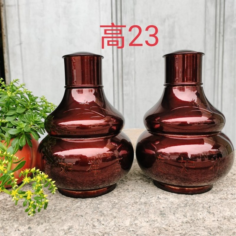 锡罐茶叶罐锡茶罐葫芦罐艺术品摆件吉祥物