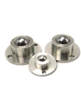 QDA21-D27/D30/D39/D48牛眼滚轮BCHF不锈钢万向球重型钢珠滚轮