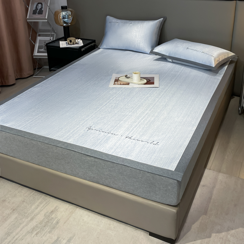 南方寝饰冰丝席夏天可水洗机洗床单床笠款空调软席冰丝席三件套