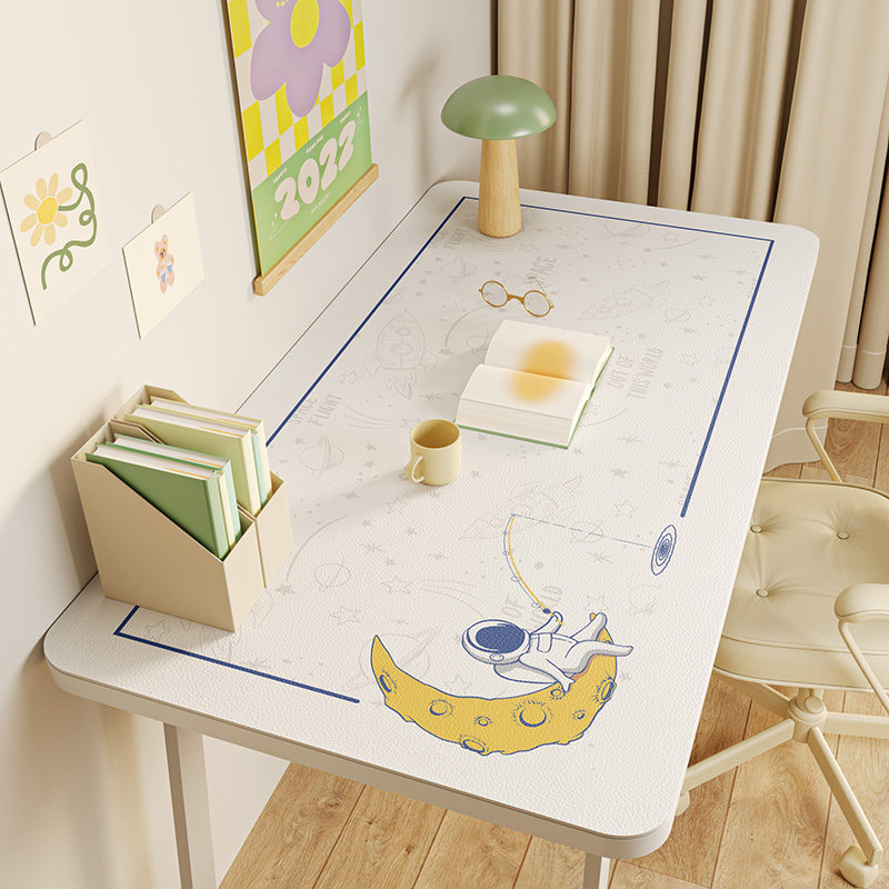 儿童学习可爱卡通皮革书桌垫写字台小学生硅胶环保无味保护垫桌布,居家布艺,桌布,淘宝优惠券,粉丝福利购,淘宝优惠卷