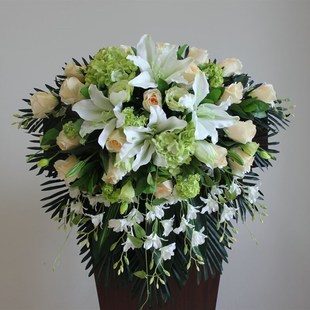 讲台花仿真花挂钩下垂会议桌花主席台发言台假花签到台商务花艺