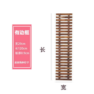 阳台园艺花格藤架木头架子悬挂爬庭院花盆实物花架壁画室内装饰