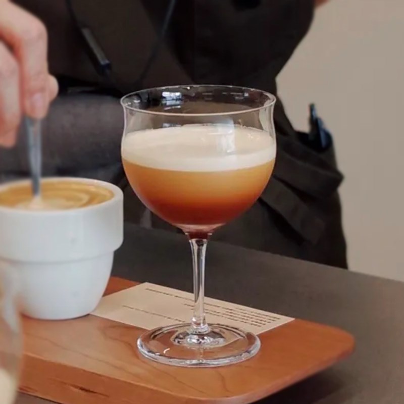 闻香杯鸡尾酒杯子 酒吧调酒杯甜酒杯咖啡拿铁高脚马天尼杯高脚杯