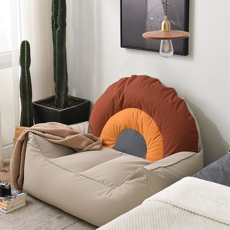 读书角沙发布置家庭儿童阅读区懒人沙发客厅卧室单人阳台休闲躺椅