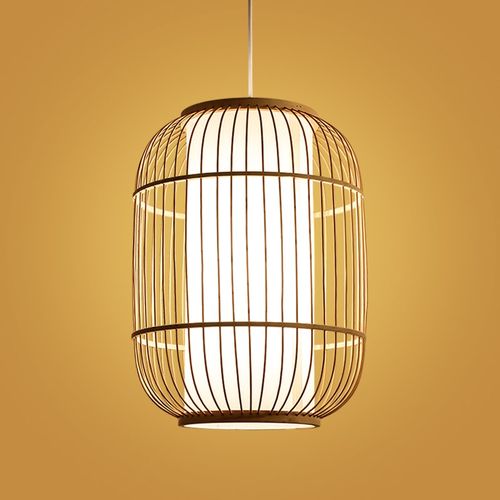 中式竹编灯笼竹艺吊灯仿古茶楼火锅店餐饮卧室客厅农家乐餐厅灯具