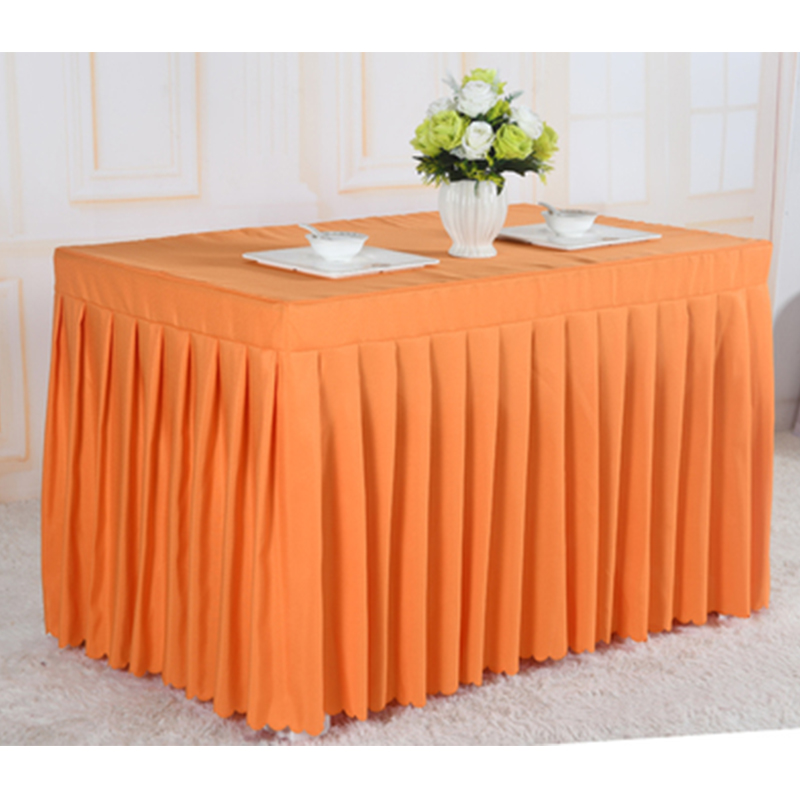 定制西餐方桌餐桌酒店会议桌布布艺长方形桌罩婚庆台裙桌裙套周岁