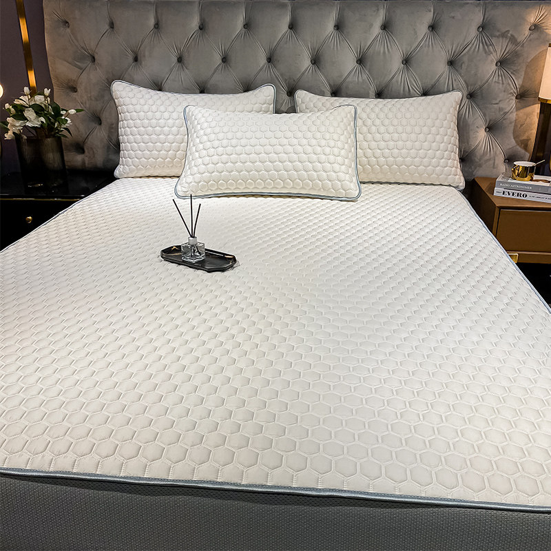 纯色乳胶床笠软席三件套夏季冰丝夏凉席1.8米床空调软席1.5可水洗,床上用品,乳胶席,淘宝优惠券,粉丝福利购,淘宝优惠卷