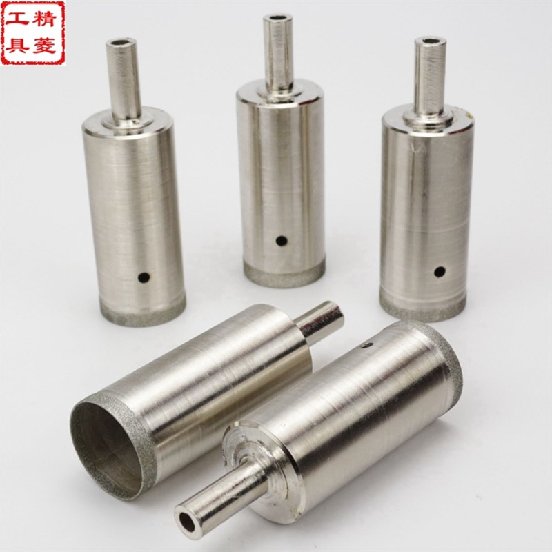 59-79加长加高细砂扳指宝石翡翠金刚石钻头打孔套筒开孔器深60mm