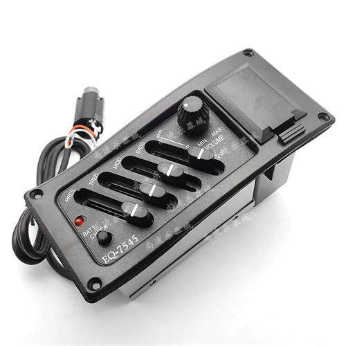 电箱吉他拾音器电箱琴EQ均衡器四段EQ-7545R木吉他改装拾音器
