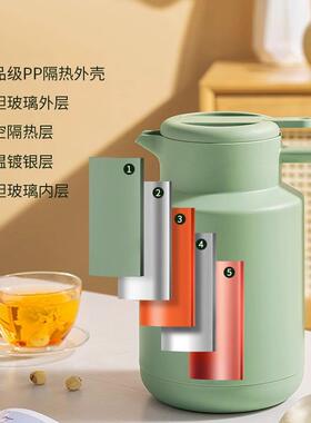 红瓶胆保温壶家用大容量玻璃内公胆暖水64419壶茶热水办室学生宿