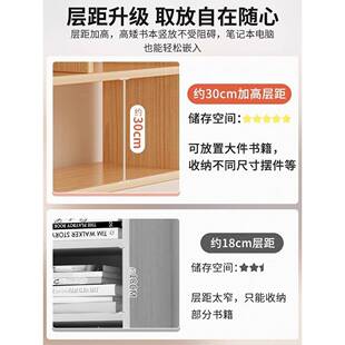 书架桌型置物架桌上小书柜书桌写字台收纳办公层桌L230学习桌多面