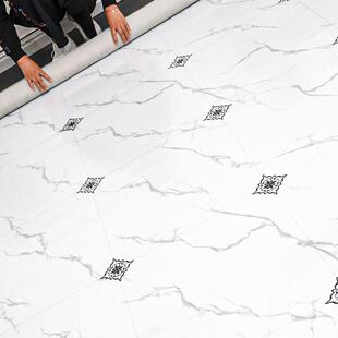 泥地板地革水地板直接铺板翻新改造地砖贴纸防水耐磨自粘WDC地板