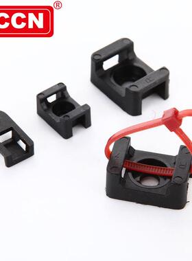 日HC型锁式成扎线固定座HC-0本0p色HC-0、黑色100cs/包厂家直销