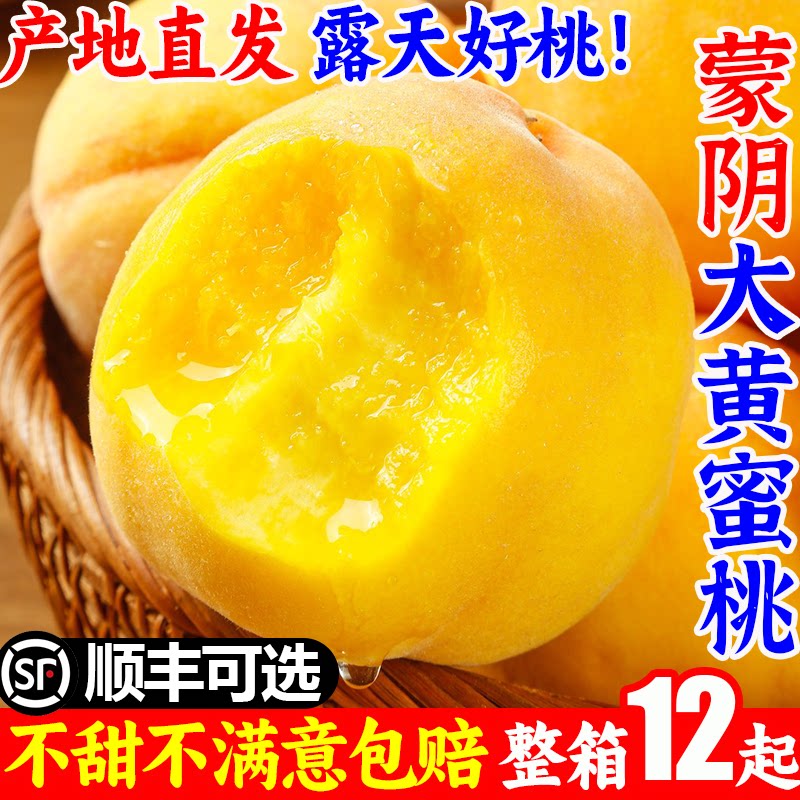 正宗蒙阴黄金蜜桃现摘现发