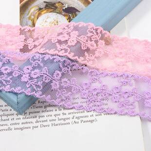 彩色刺绣蕾丝花边丝带diy手装糕工蝴蝶花结服装包蛋艺PAK绑带材料