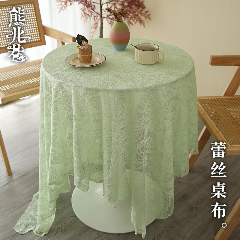 法式蕾丝餐桌布复古宫廷风下午茶甜品浪漫装饰台布方圆桌茶几盖布