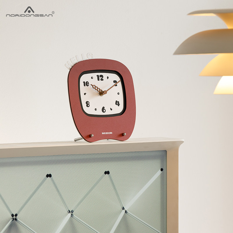 NORI创意闹钟摆台式时钟座钟家用客厅现代台钟摆件桌面钟表摆放式,家居饰品,座钟,淘宝优惠券,粉丝福利购,淘宝优惠卷