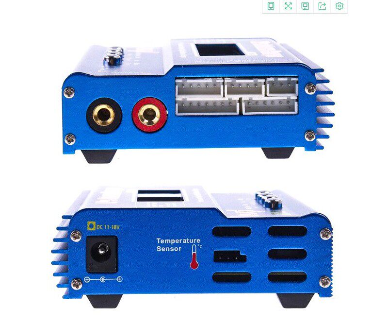 i-max B6 多功能充电器/航模锂电池平衡充/T插/XT/田宫/90W适配器